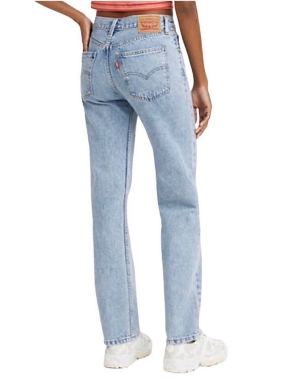 Levi’s Low Pro Straight Light Wash Denim Blue Jeans 30